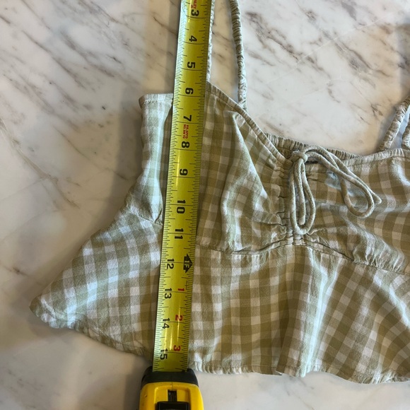 Salty Blonde for Billabong Tidal gingham crop top - Picture 7 of 8